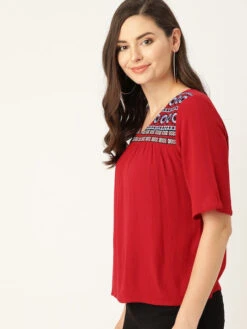 Embroidered A-Line Kurti -Harmony Shop Kurti Dress K111D 2
