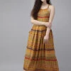 Printed A-Line Fusion Kurti -Harmony Shop Kurti Dress K123A 2