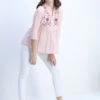 Embroidery On Woven Kurti -Harmony Shop Kurti Dress K123C 2