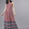 Boho Print Viscose Kurti -Harmony Shop Kurti Dress K123D 2