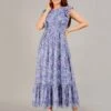 Floral Printed Fit And Flare Kurti