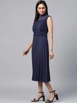 Pleated A-Line Kurti -Harmony Shop Kurti Dress K126A 3