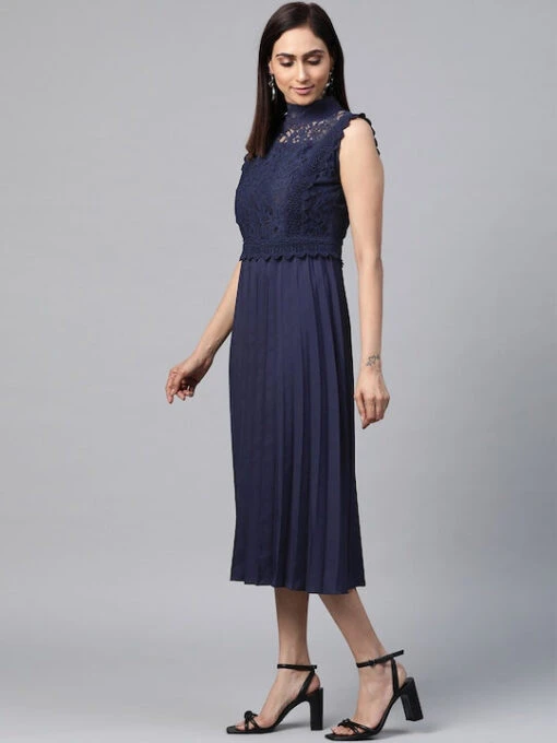 Pleated A-Line Kurti - Image 4