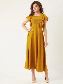 Butterfly Applique A-Line Kurti