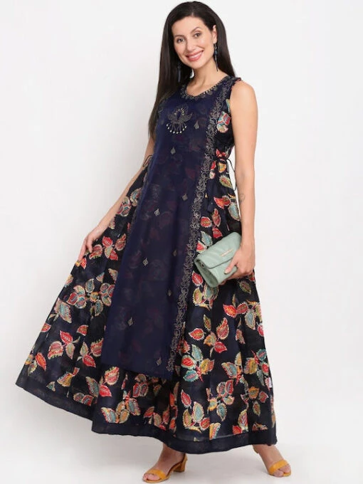 Floral Printed Ethnic Kurti - Image 4