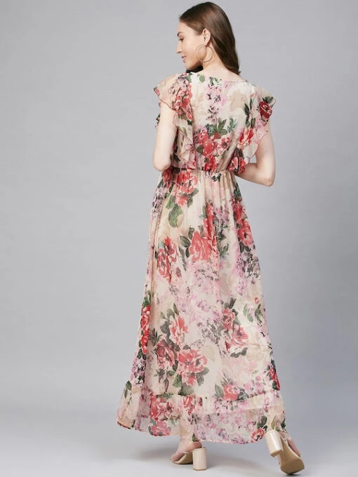 Floral Chiffon Kurti - Image 4