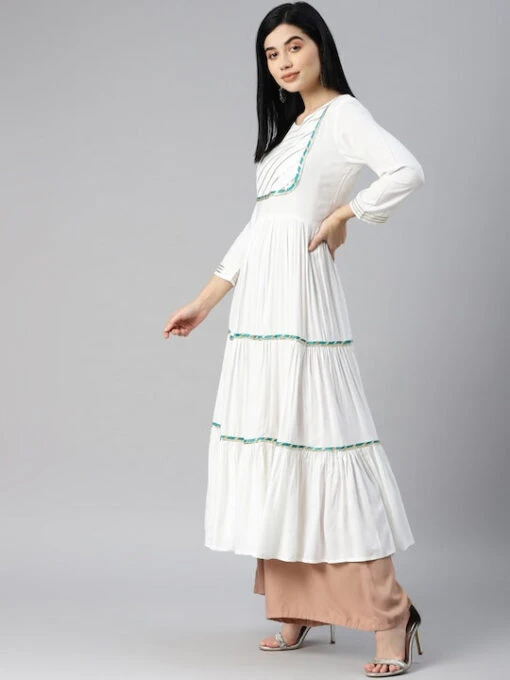 Embellished Gotta Patti Kurti - Image 4