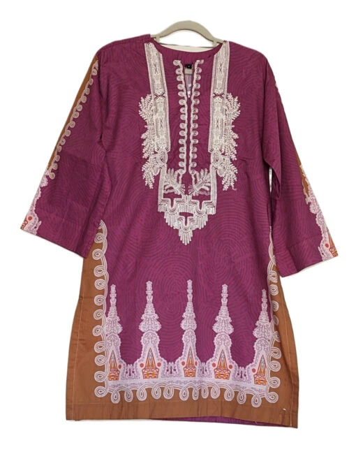 Embroidered Lawn Kurti