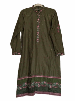Embroidery On Cotton Lawn Kurti
