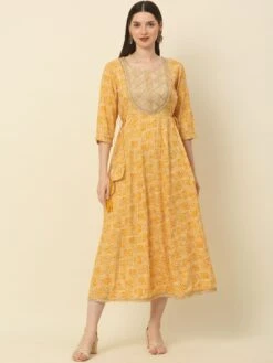 Fit And Flare Ethnic Kurti