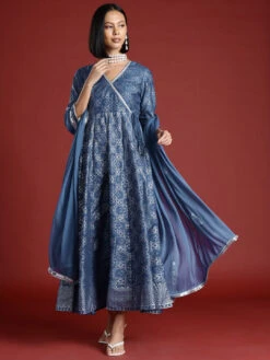Block Print Wrap Kurti