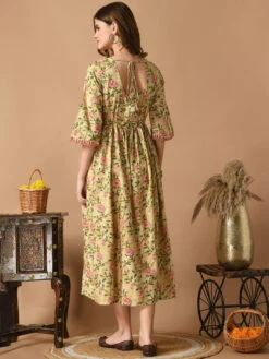 Mirror Work Anarkali Kurti -Harmony Shop Kurti K133F 1