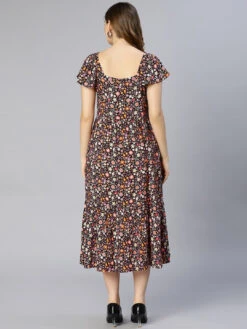 Floral Crepe Kurti -Harmony Shop Kurti K133G 4
