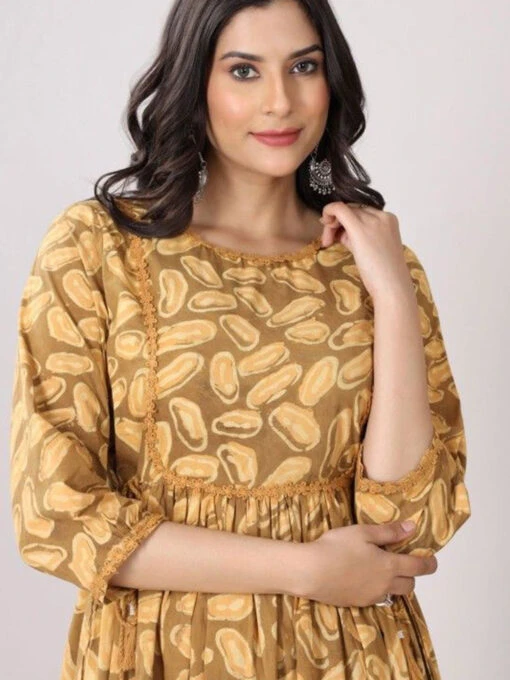 Print A-Line Kurti - Image 3