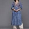 Floral Printed Anarkali Kurti -Harmony Shop Kurti K135A 5