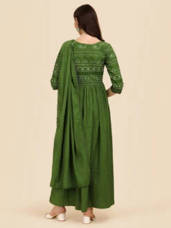 Embroidered Fit & Flare Kurti -Harmony Shop Kurti K137E 2