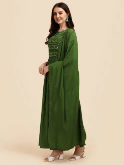 Embroidered Fit & Flare Kurti -Harmony Shop Kurti K137E 5