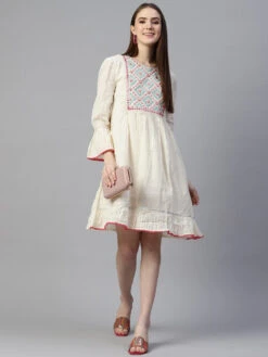 Floral Embroidered Kurti