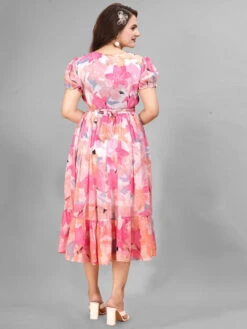 Tie-up Neck Kurti -Harmony Shop Kurti K138B 1