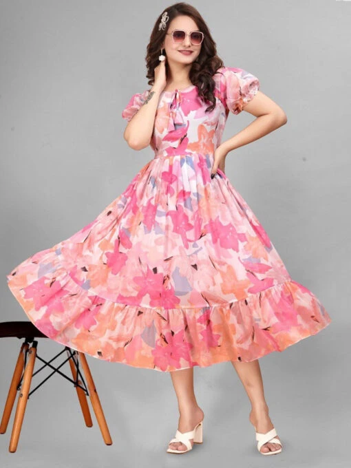 Tie-up Neck Kurti - Image 4