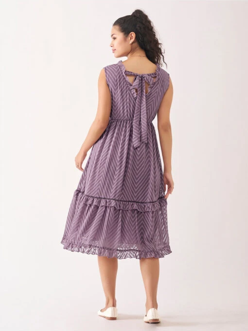 V-Neck Crepe Kurti - Image 3