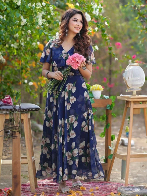 Floral Print Kurti - Image 3