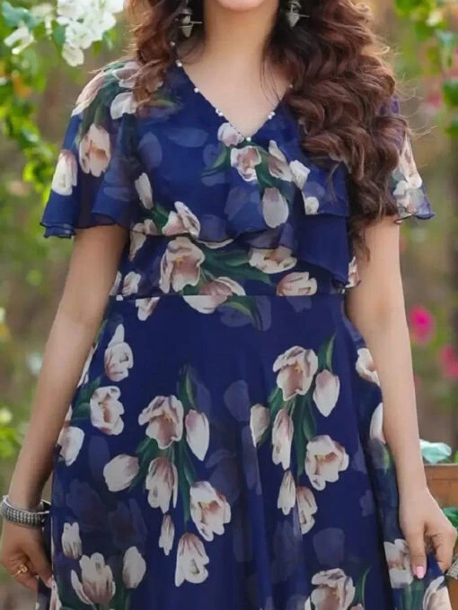 Floral Print Kurti - Image 2