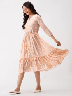 Polka Dots Floral Kurti -Harmony Shop Kurti K138E 2 456380d0 50d7 4e42 ac26 88c8ed1f789c
