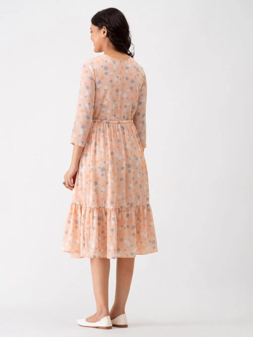 Polka Dots Floral Kurti - Image 5