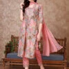 Floral Thread Work Kurta Set -Harmony Shop Kurti Set 140C 5