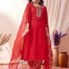 Embroidered Sequinne Kurta Set -Harmony Shop Kurti Set K140F 2