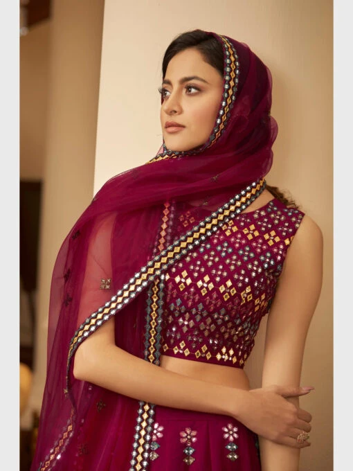 Embroidery On Georgette & Net - Image 3