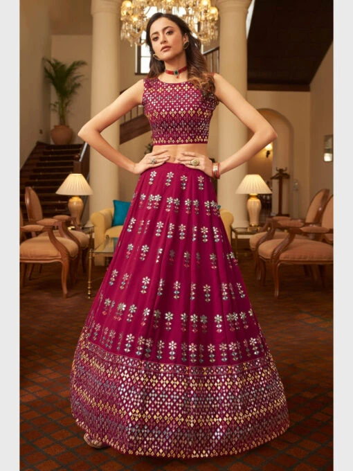 Embroidery On Georgette & Net - Image 5