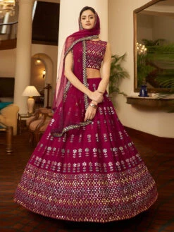 Embroidery On Georgette & Net