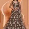 Embroidery On Net Sequins -Harmony Shop Lehenga Choli L048B 1