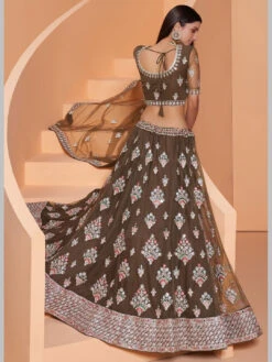 Embroidery On Net Sequins -Harmony Shop Lehenga Choli L048C 1