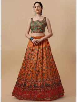 Art Silk & Net -Harmony Shop Lehenga Choli L056D 3