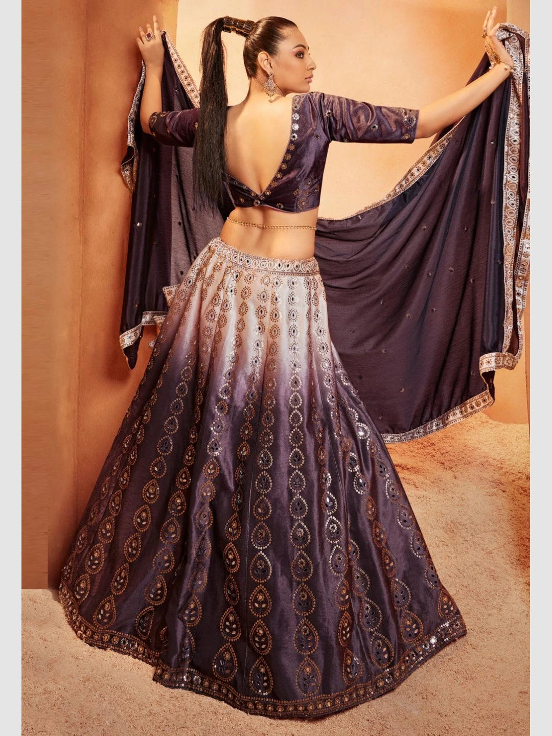 Velvet Sequins Embroidery - Image 4