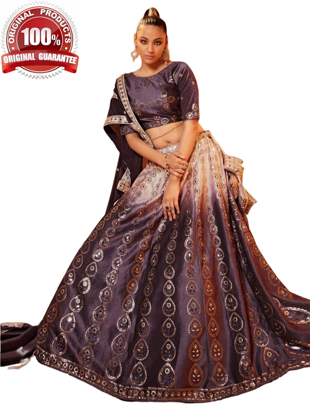 Velvet Sequins Embroidery - Image 2