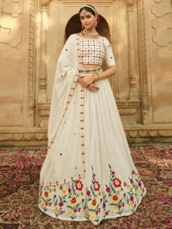 Georgette Sequins Embroidery