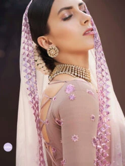Sequins On Soft Net -Harmony Shop Lehenga Choli L065D 2