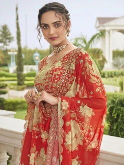 Faux Georgette Embroidery -Harmony Shop Lehenga Choli L071C 1