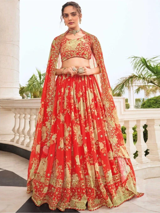 Faux Georgette Embroidery