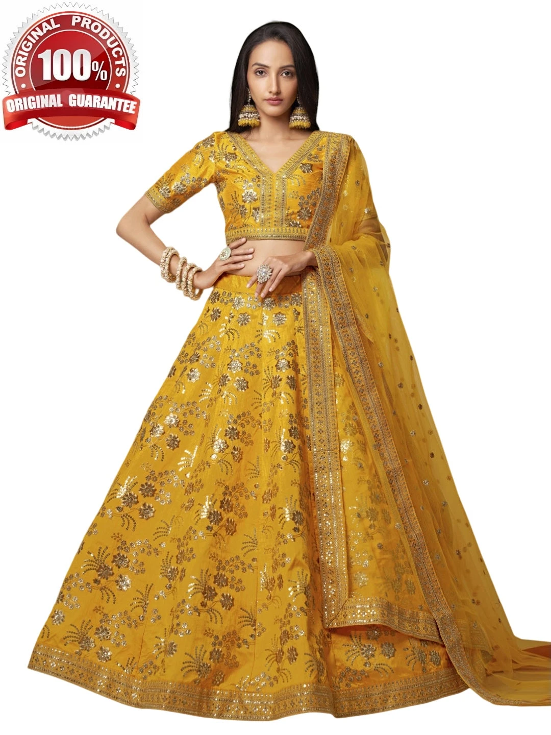 Art Silk & Net Embroidery - Image 5