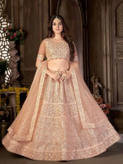 Embroidered Net -Harmony Shop Lehenga Choli L084D 1
