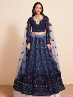 Premium Net Embroidery -Harmony Shop Lehenga Choli L090C 3