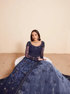 Premium Net Embroidery -Harmony Shop Lehenga Choli L090C 4