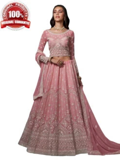 Luxury Georgette Embroidery -Harmony Shop Lehenga Choli L095B 1