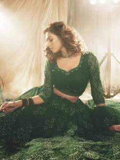 Embroidered Net & Silk Satin -Harmony Shop Lehenga L036D 4 807c65e4 977e 4239 84b8 5065a0b54e14
