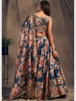 Embroidery On Organza -Harmony Shop Lehenga L038A 3